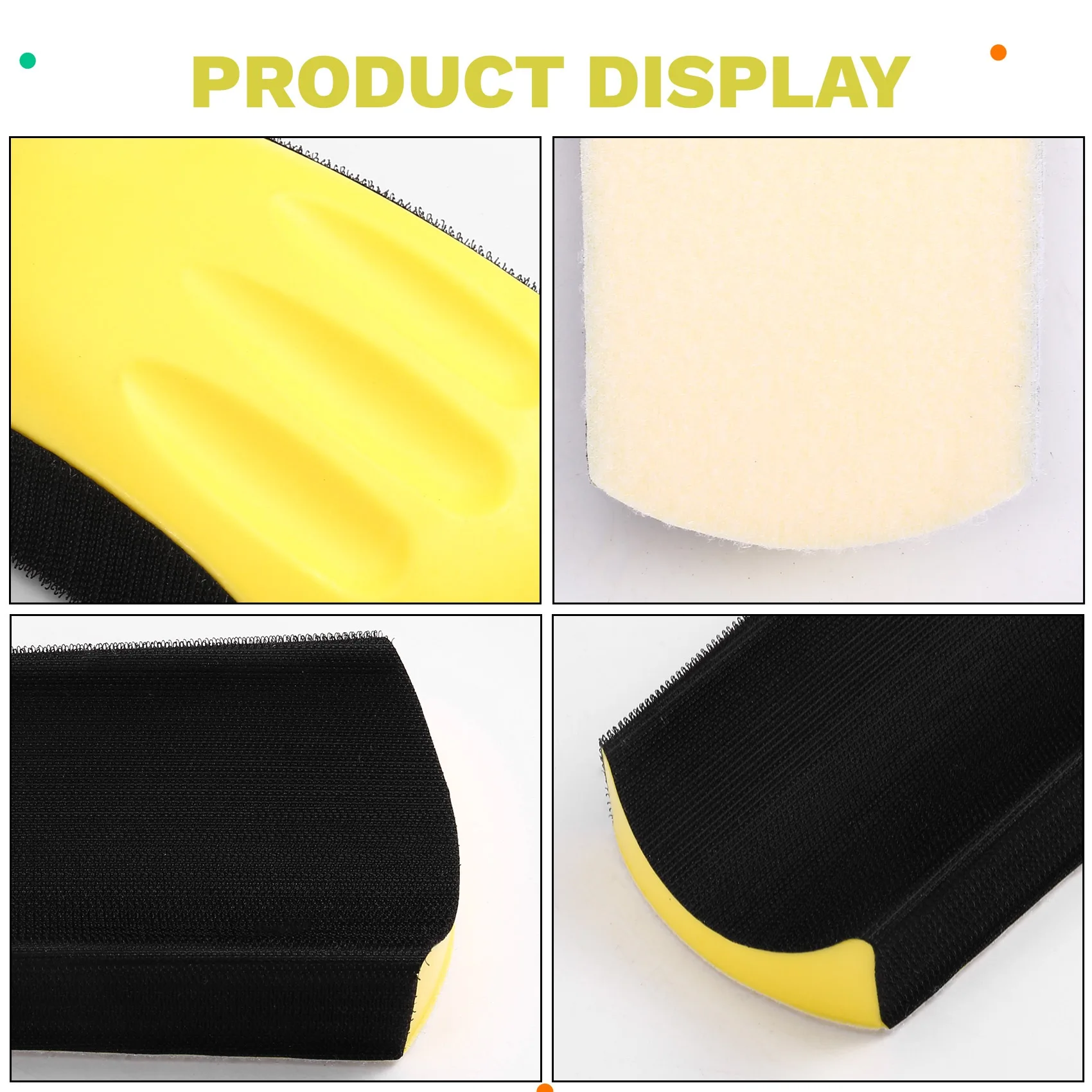 

AB47-ручные шлифовальные блоки, 6-дюймовый прямоугольный крючок в форме мыши для деревообработки, держатель наждачной бумаги, 5 шт., подложка