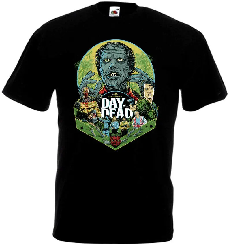 

Day Of The Dead v11 T-shirt black horror movie Romero all sizes S-5XL