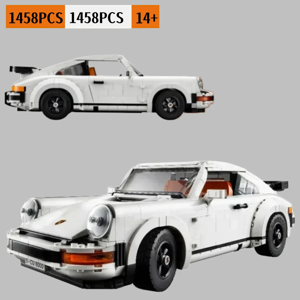 

1458 шт. MOC креативная универсальная серия 10295 Porsche 911 сборная модель Turbo Targa-2in-1 гоночный классический комплект детская игрушка в подарок