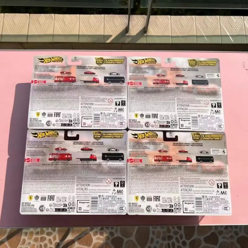 새로운 정품 핫휠 카컬쳐 트랜스포트 플릿 시리즈 자동차 모델 1/64 Flf56 페라리 250 토요타 Ae86 합금 모델 선물 서프라이즈