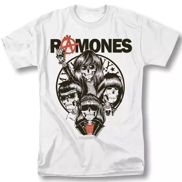 Camisa Ramones con sello presidencial Punk Rock Tour Merch Vntg, camiseta con diseño de algodón, Camiseta estampada Y2k Harajuku, estilo callejero para mujer