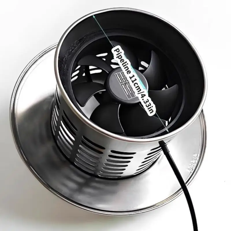 652F مروحة التهوية الثابتة مضغوطة سقف تهوية سقف مروحة العادم مروحة السقف مثبتة على السقف 110 ملم سقف تهوية مروحة البلاستيك مروحة