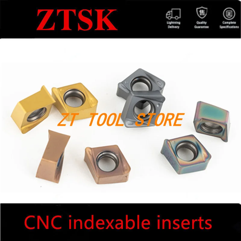 4NKT060308 Carbide Insert 4NKT Metal Fast feed milling cutter insertion CNC Tungsten Carbide 4NKT 060308R Milling cutter Insert