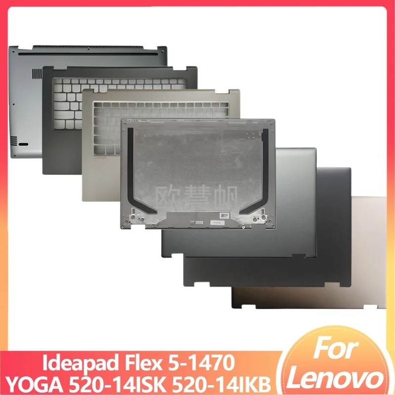 M New Original for Lenovo Ideapad YOGA 520-14ISK 520-14IKB Flex 5-1470 Laptop Lcd Back Cover/Bottom Case 5CB0N67572 AP1YM000110