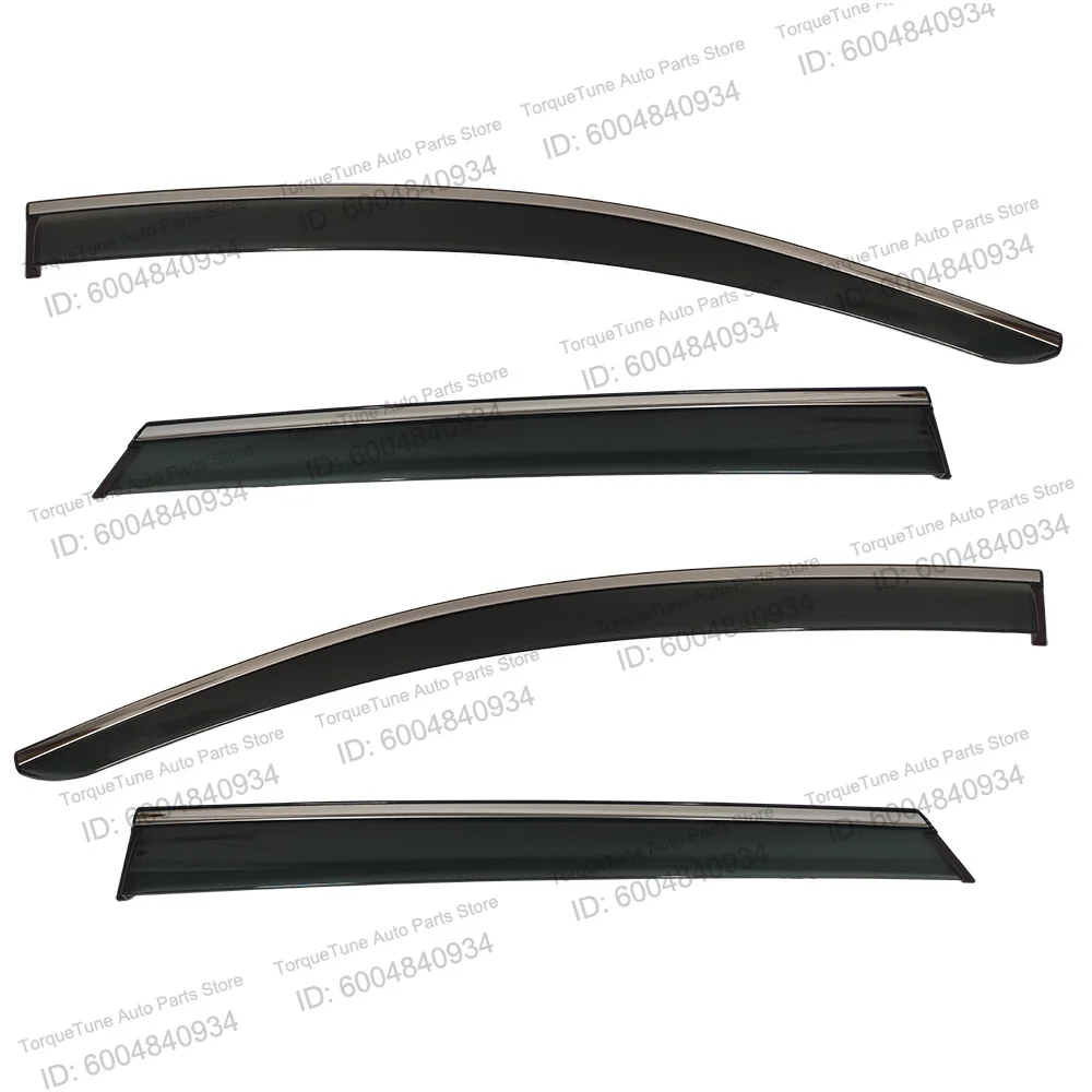 Premium Weather Protect Rain Guard Easy Installation Window Visor Wind Deflector for TOYOTA C-HR CHR 2024 Direct Fit