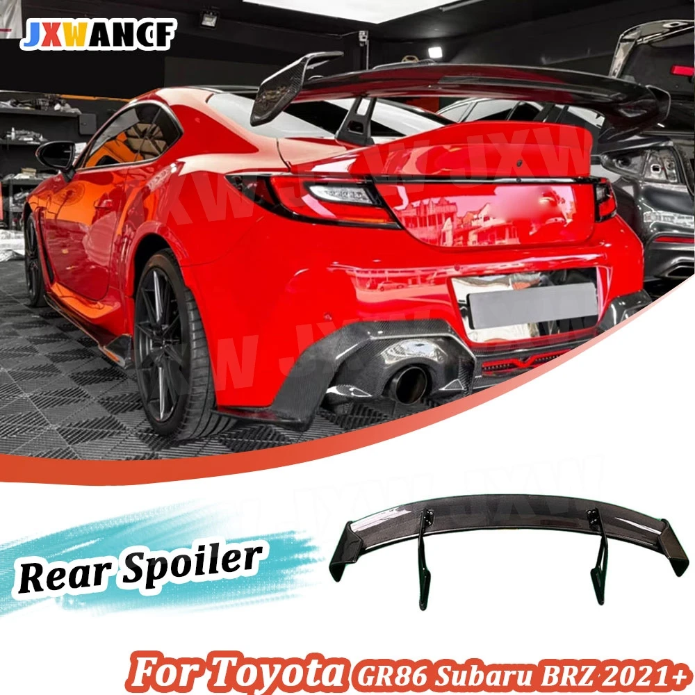 

JXWANCF Carbon Fiber Rear Bumper Lip Spoiler For Toyota GR86 Subaru BRZ 2021 + FRP Car Exterior Cars High Quality