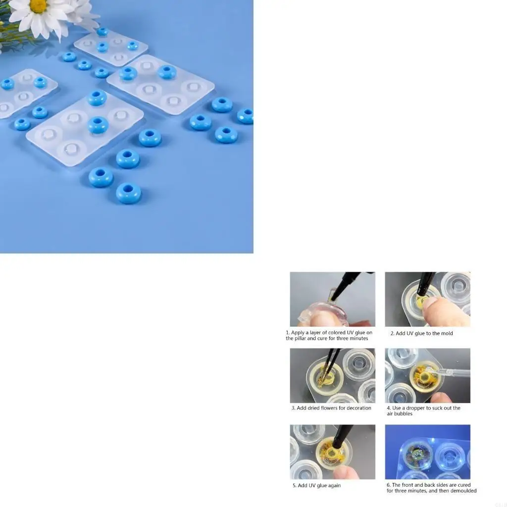 

DIY смолы бусины браслет ожерелье ювелирные изделия фурнитура инструменты УФ эпоксидные формы