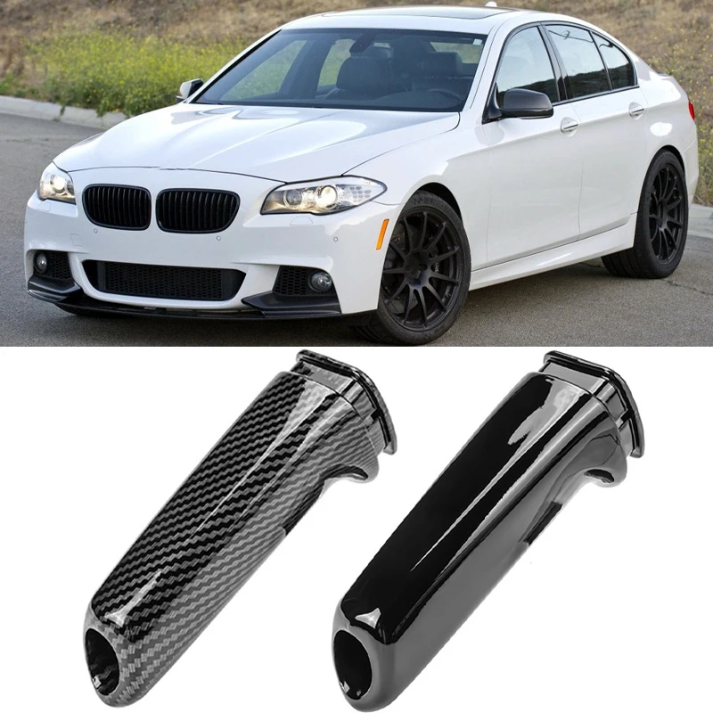 

Carbon Fiber Car Handbrake Grips Cover Interior Trim For BMW 3 Series E46 E90 E92 E60 E39 F30 F34 F10 F20 Interior Accessories