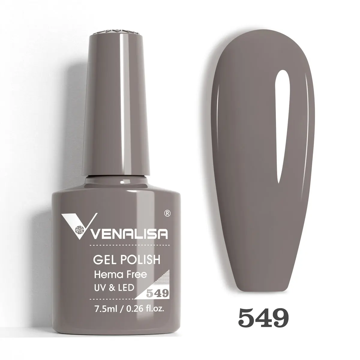 Venalisa HEMA TPO FREE Nagel-Gel-Nagellack, glitzernd, wunderschön, vollständige Abdeckung, Soak Off UV-LED, French Nail Jelly Pink Nude Collection