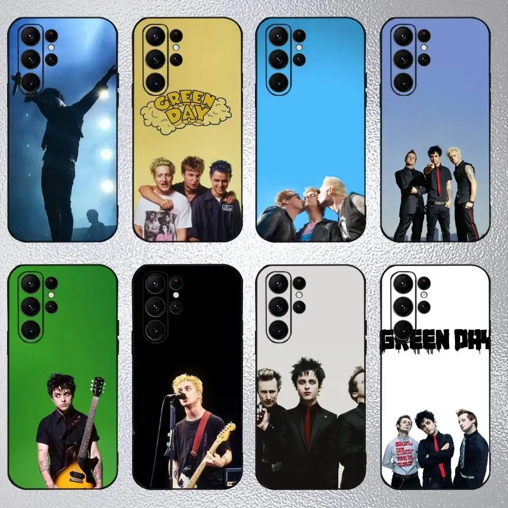 

G-Green Day Band Phone Case For Samsung S25,S24,S23,S22,S21,S20,Plus,Fe,Lite,Others Black Cover