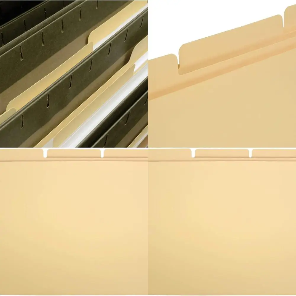 Carpetas archivadoras grandes de Manila, paquete de 60, 11x17 pulgadas, solución de organización de oficina