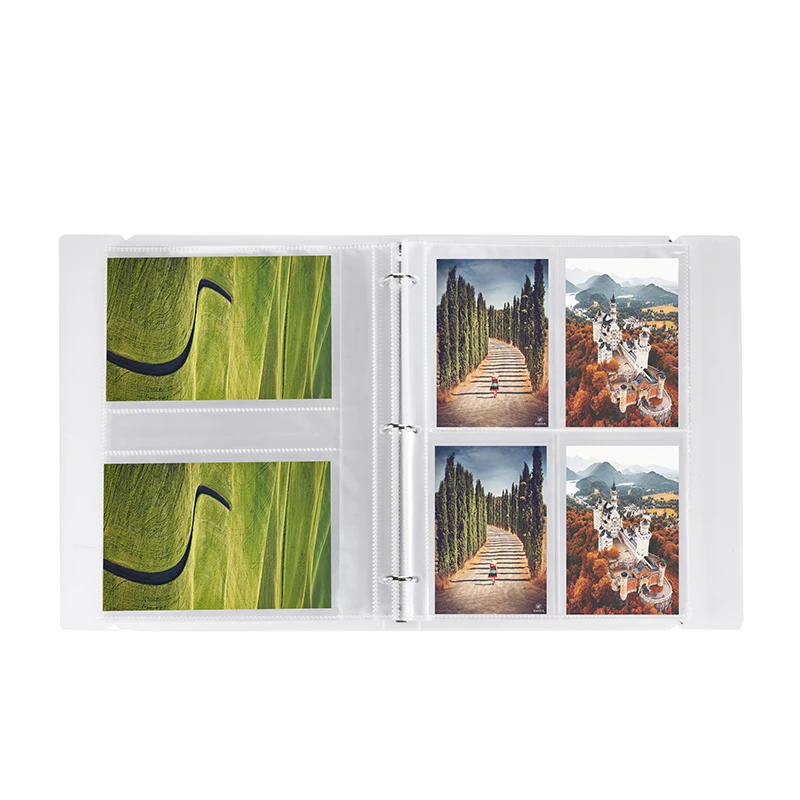 

Альбом для переплета карт разных размеров, 10 карманов, 5, 6, 7-дюймовый портфель страниц для спортивных игровых карточек