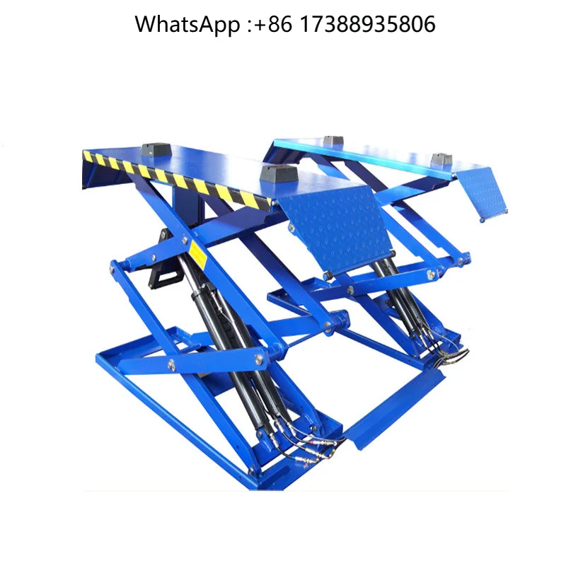 Self Propelled Scissor Lift With Driving Function Construction Site Automatic Walking Aerial Work Machine