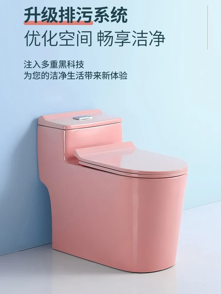 

Colorful Toilet Personalized Creativity Home Hotel Large Unit Yellow, Black, Blue, Orange, Green, Pink Toilet Toilet Toilet