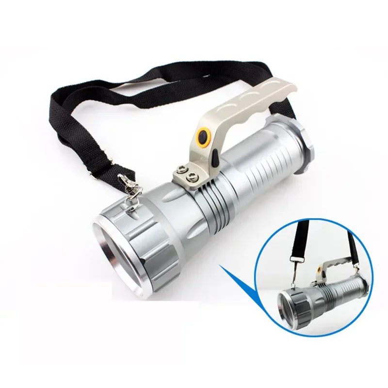 Portable Led Searching Lamp Xml-T6 Long Range Led Flashlight - Zoom Focus Powerful Searchlights for Hunting