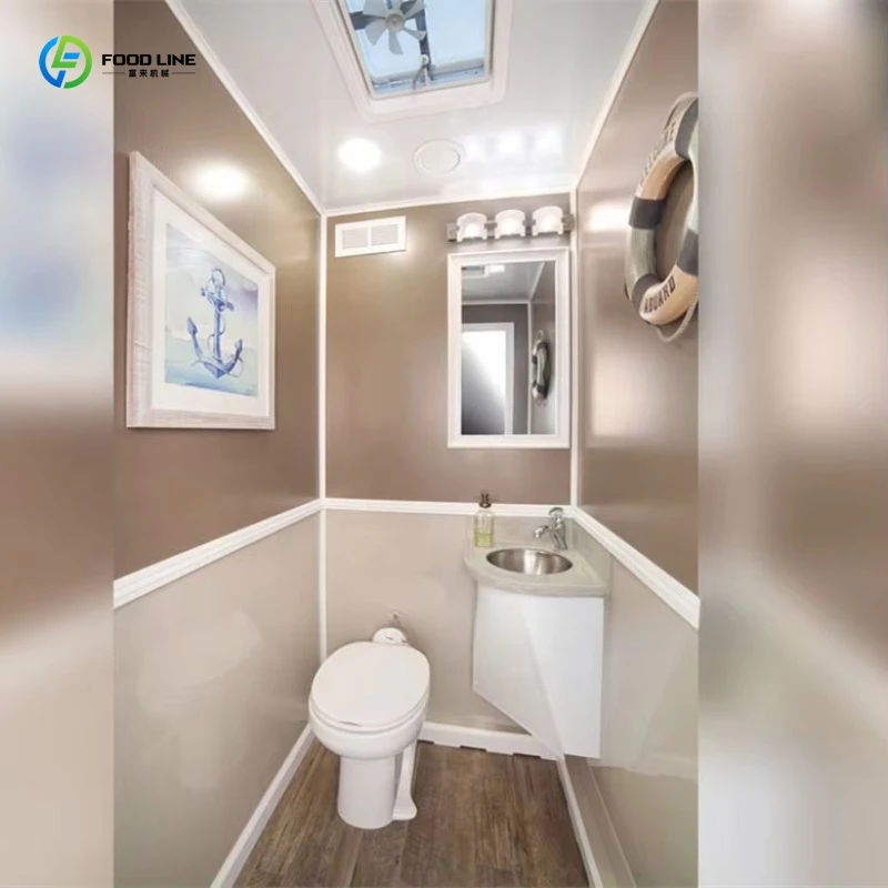 Customized Portable Toilet And Shower Room Wedding Event Toilet Trailer Portable Toilet Manufacturer