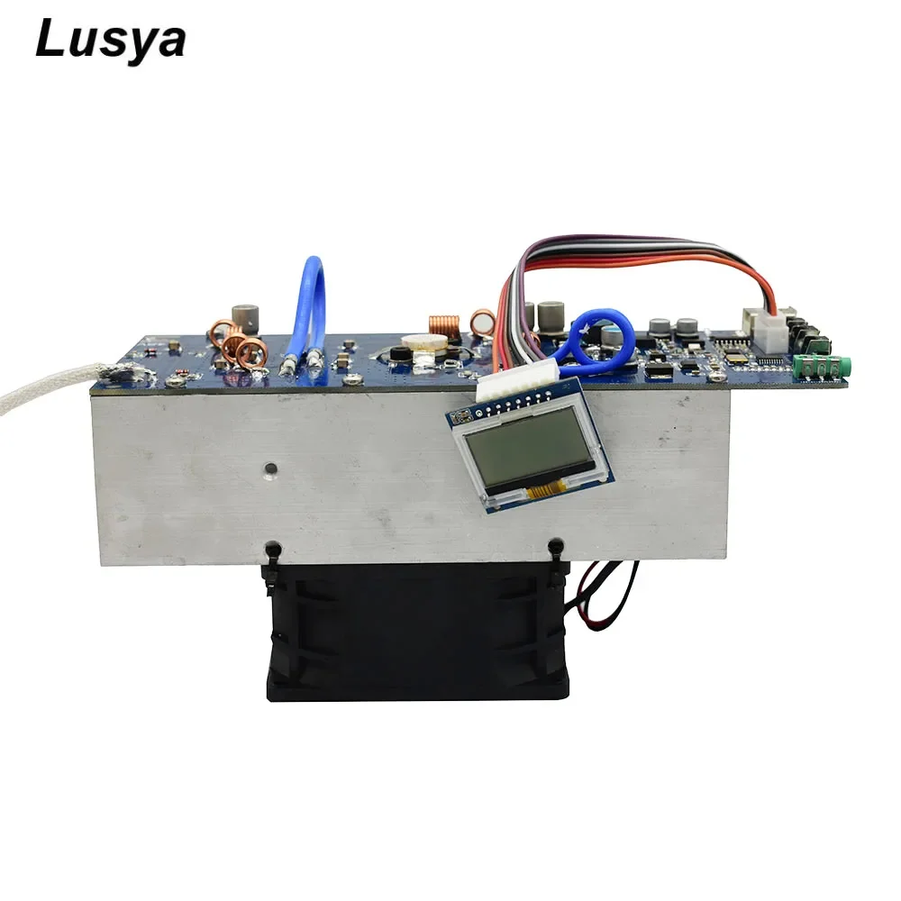 150W Stereo RF FM transmitter amplifier 76M-108MHz frequency with Fan and antenna Radio Station module DC 48V I3-008