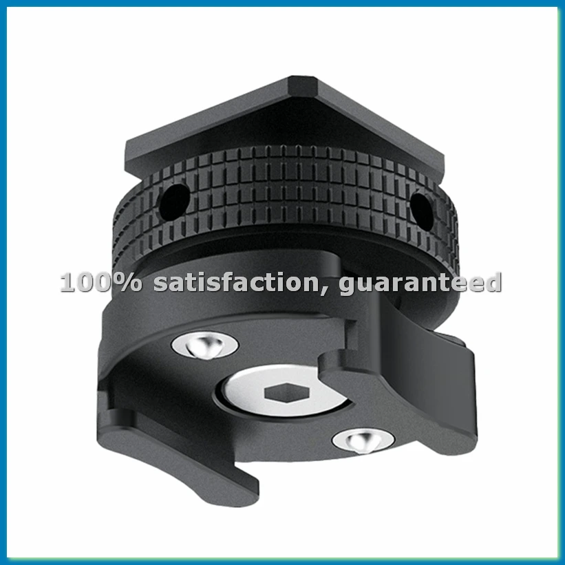 360 Rotatable Cold Shoe Mount Adapter for Microphone Anti-Drop Hotshoe Extension for LED Light Mic Camera Cage
