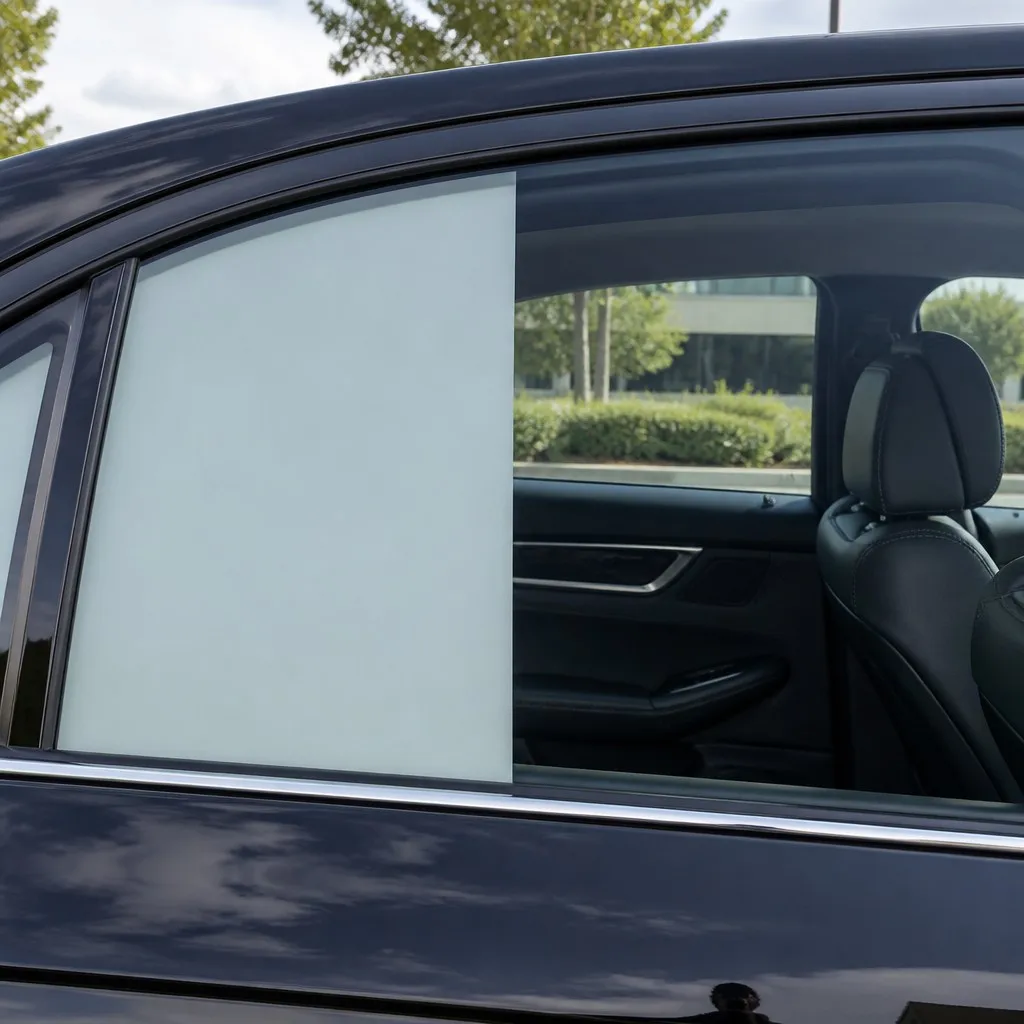 Smart Window Tint Film Electric PDLC Glass Film Roll Dark Grey White Privacy Film for Car Windows