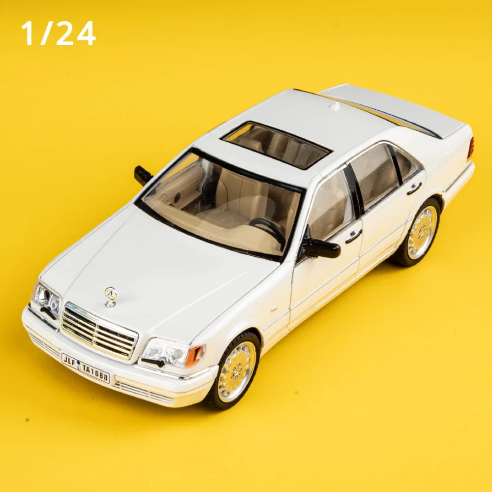 1:24 Mercedes-Benz W140 320SEL High Simulation Diecast Car Metal