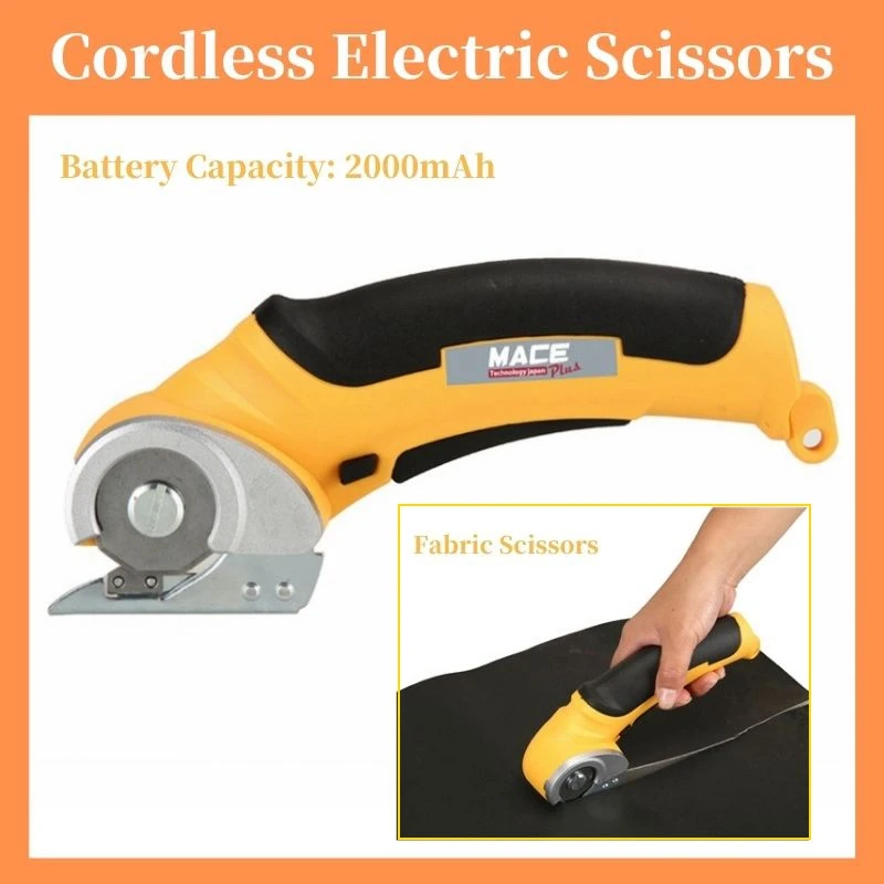 

Electric Scissors Rechargeable Cordless Electric Cutter Shear For Cardboard Leather Fabric Scrapbook Carpet Electric Rotary Cutt