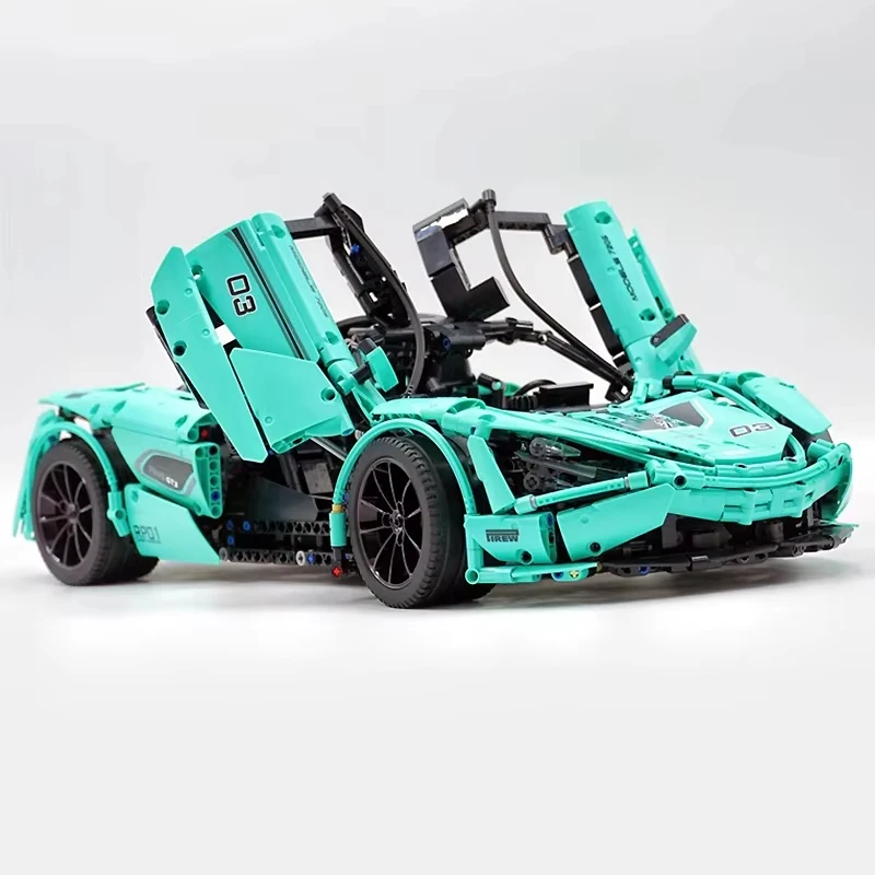 MOULD KING 13167 Speed Sports Racing Car Model MOC-46762 Building Bricks Blocks Puzzle DIY Toys Assembly Christmas Gifts For Kid