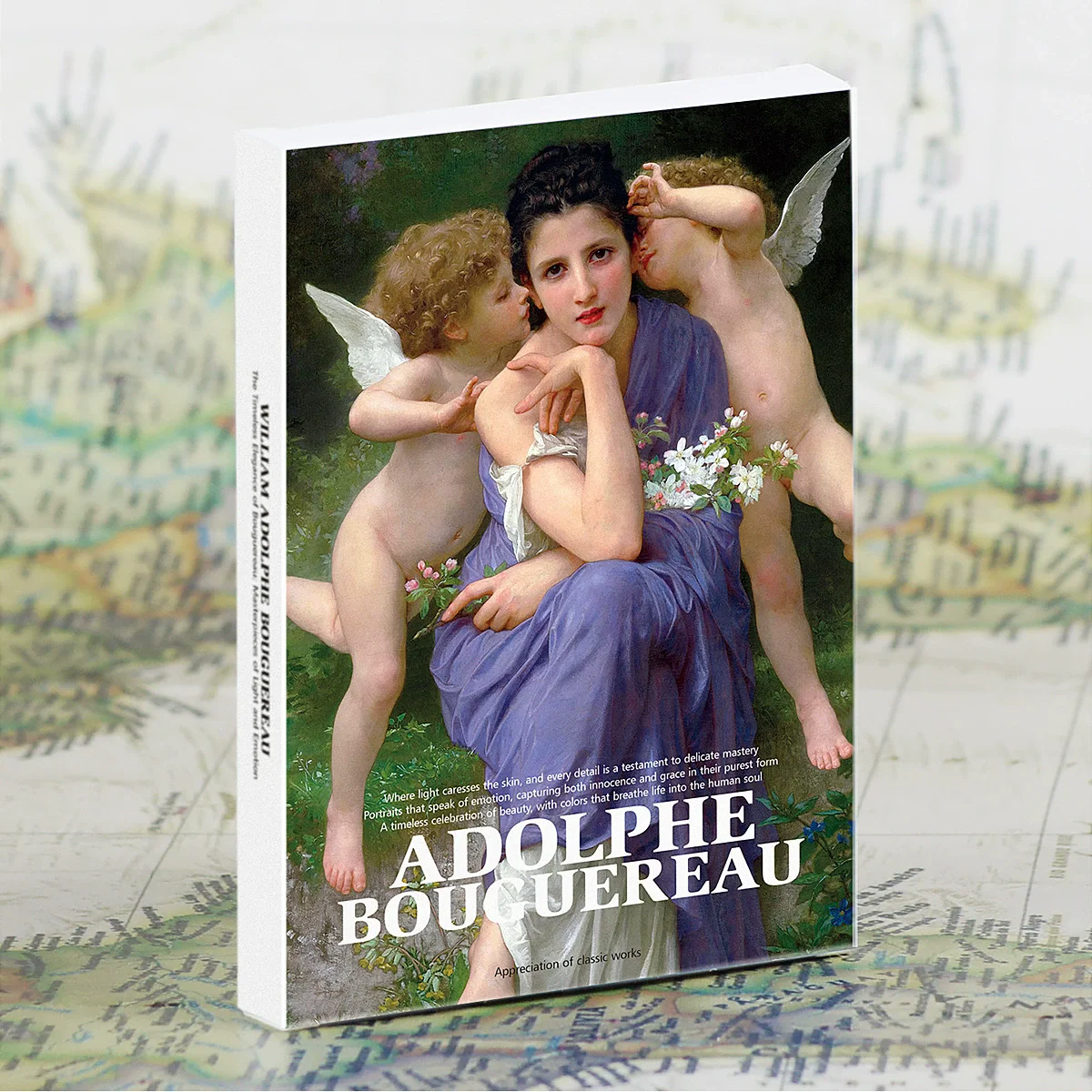 

30 Pcs/Set French Academic Painter Bouguereau Postcards - French Angels Cupid Pastoral Style Art Cards Home Decor