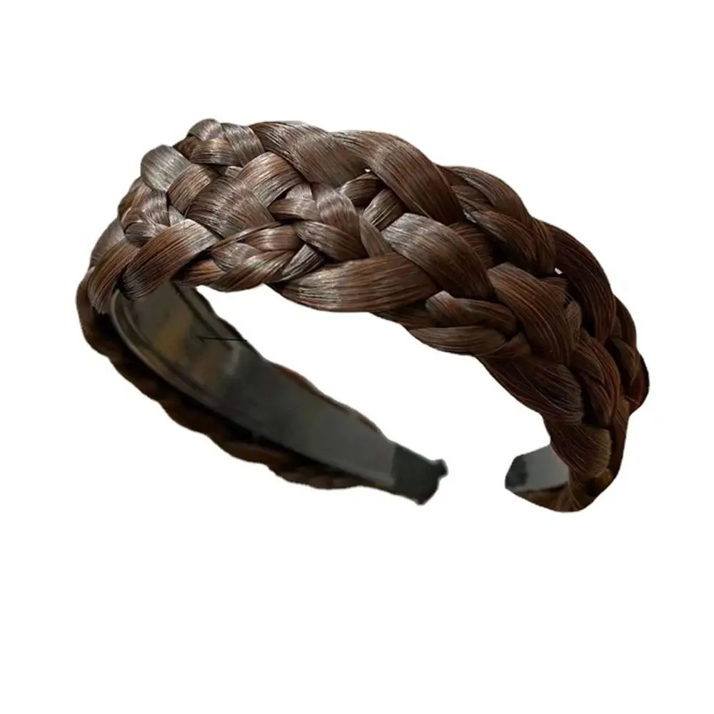 ที่คาดผมทรงสูงแบบเกาหลีสำหรับผู้หญิง ที่คาดผมแบบมีห่วงกว้าง ที่คาดผมแบบมีวิกผมหกเส้น