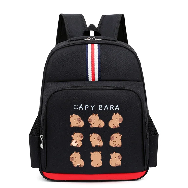 

Capybara Kids Cartoon Cute Backpack Children Capabaras Printed Schoolbag Boy Fashion Shoulders Bagpack Girl Casual Book Bags