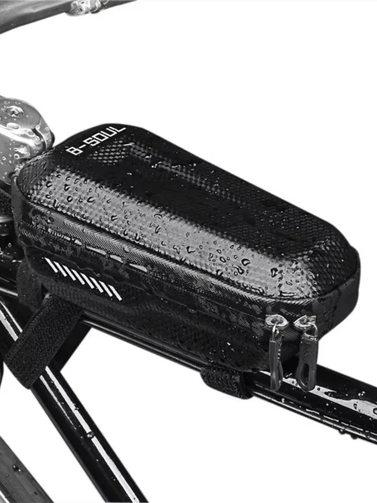AliExpress NONE EVA Hard Shell Bicycle Top Tube Bag Waterproof Top Frame Storage Bag For MTB Road Cycling Accessories