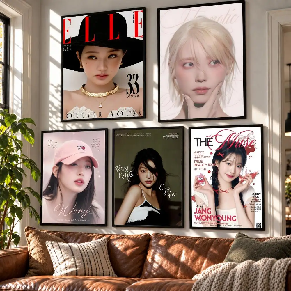 music Jang Won Young Poster HD Poster Self Adhesive Waterproof Wall Art Print Bedroom Living Room Modern Decor Gift