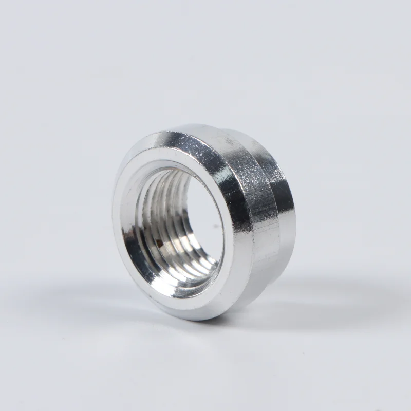 

1pc 3/8" NPT Weld On Bung Aluminum Pipe Thread Pipe Fitting Adapter Universal Female Weld Nut Fitting Weld Round Bung