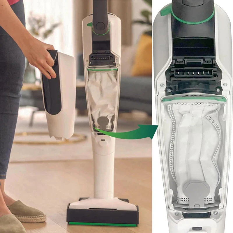 Мешки для пылесоса Vorwerk Kobold VK7 FP7, мешки для фильтров для беспроводного пылесоса Kobold VK7, комплект из 10 шт.