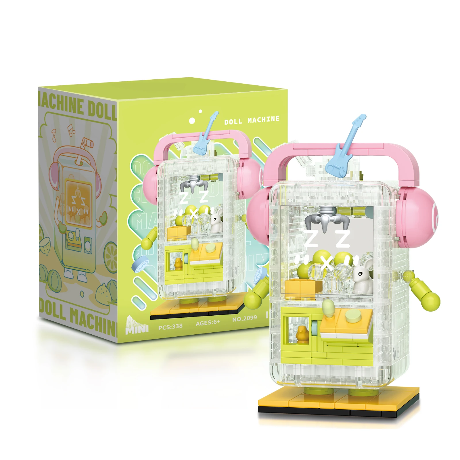 ToylinX 342 قطعة القلقاس هريس Bingbing ملاهي مخلب آلة الطوب الصغير اللبنات مجموعة مع اكسسوارات للبالغين المراهقين #1