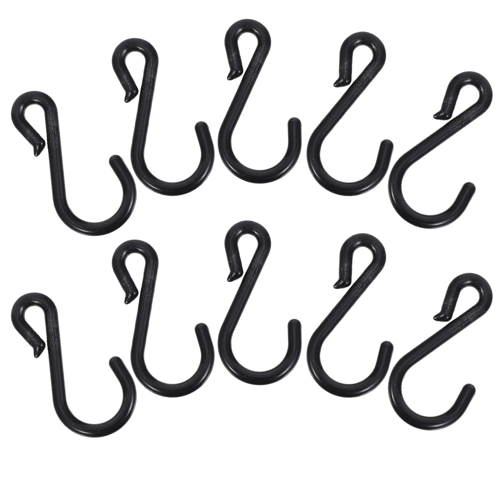 10pcs Barrier Chain Connector S Hooks 6Mm Plastic Road Cone Connectors For Construction Traffic Control Driveway