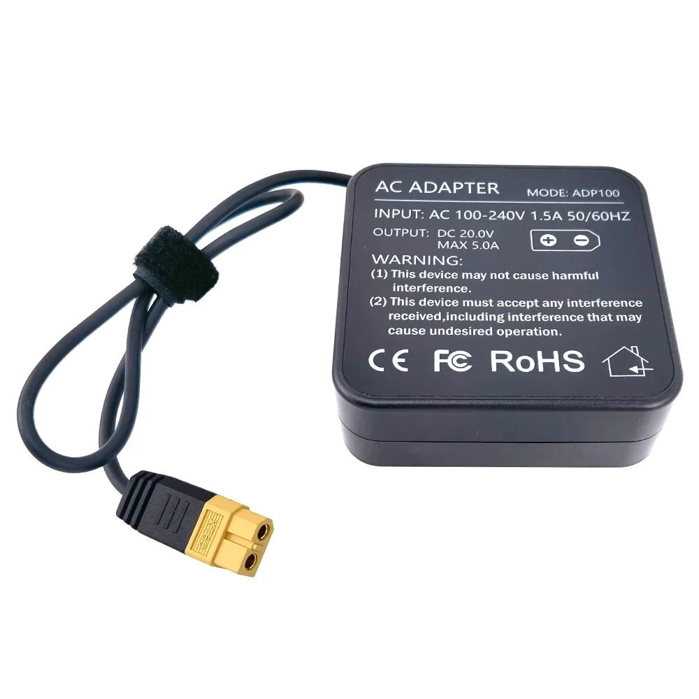 ADP100 100W 20V Power Supply With XT60 Output Adapter For M6D M6 M7 M6DAC ISDT Q8 Q6 GT Power Hota HTRC SkyRC Charger image 3
