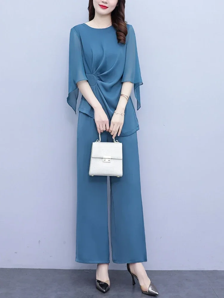 

Профессиональные женские брюки для работы, офисная повседневная элегантная модная одежда, трендовая акция 2025 года, женские брюки, комплект из двух предметов