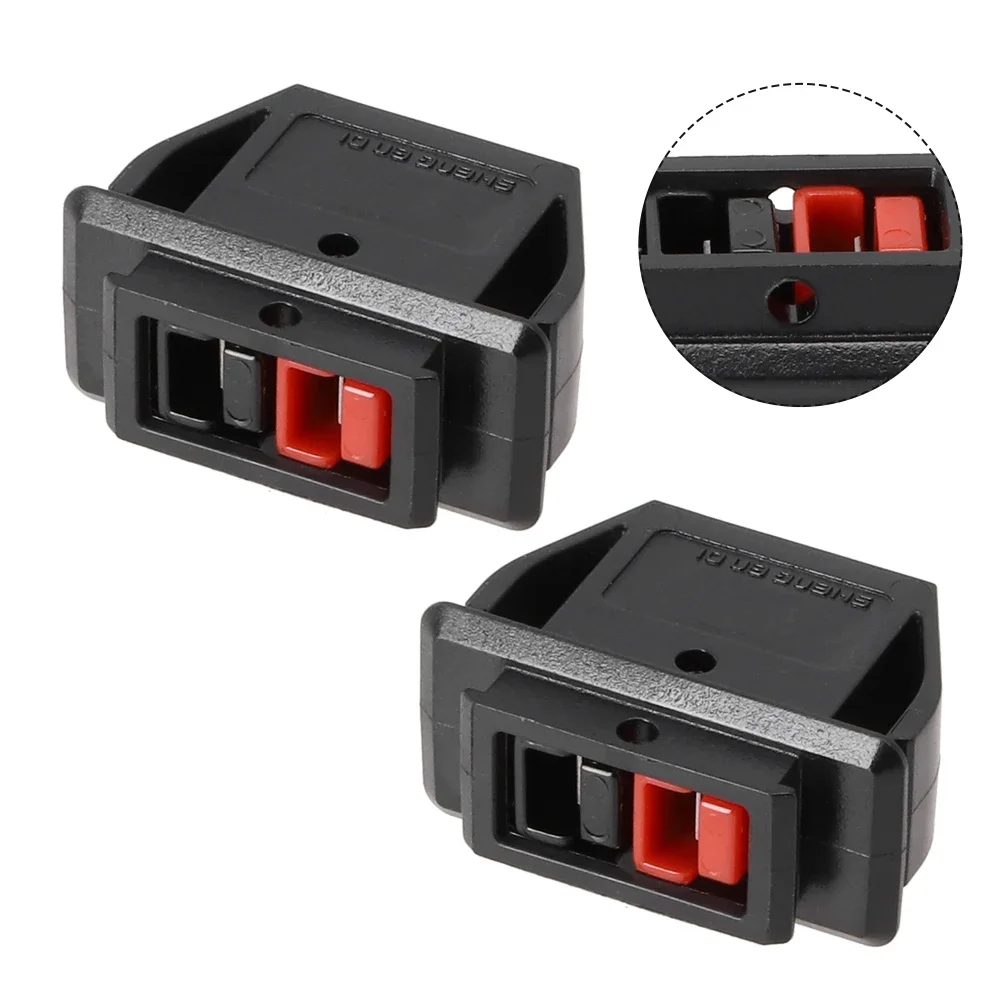 Fixed Mounting Bracket Panel Outdoor Power Plug Energy Storage Connector Holder 2pin Unipolar Plug Holder FOR Anderson Plug