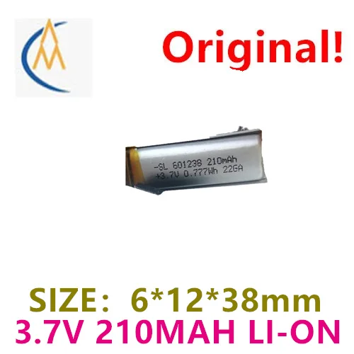 210MAH polymer battery 601238 beauty device, smart watch, shaver, sound pickup and eye beauty device, charging cable