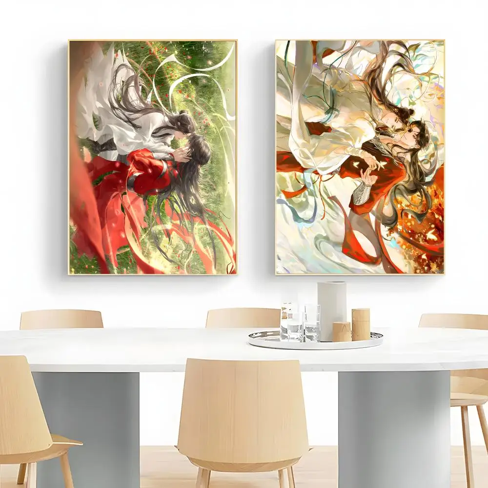 Fantasy Novel H-heaven Official's Blessing Poster Wall Art Print Decorative Mural Home Decor Gift Unframed