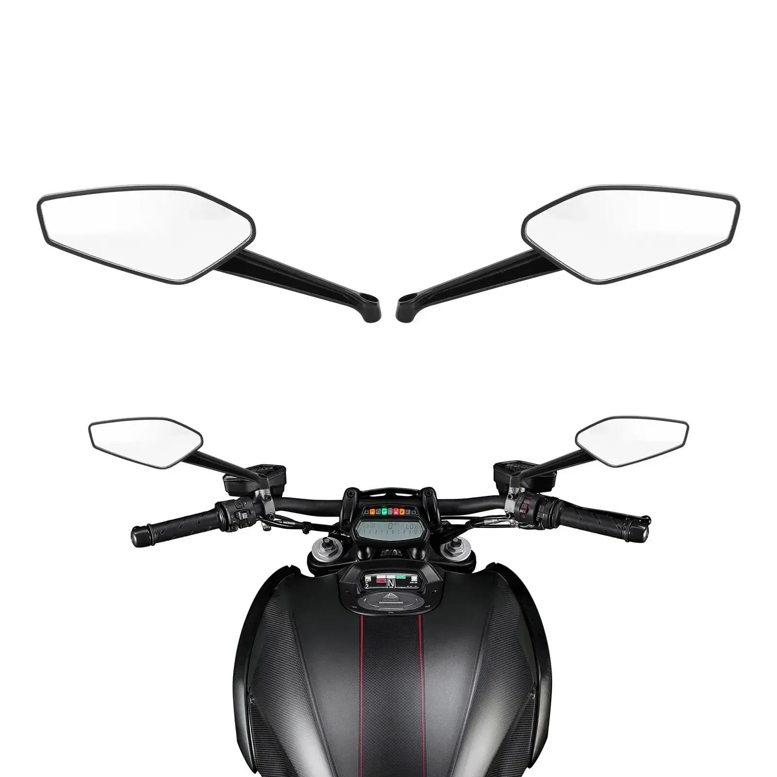 

Аксессуары для мотоциклов, зеркало заднего вида для Ducati Monster 1200 R 2016-2019, дьябел Карбон 2014-2017 1200, дьябел FL 2008, дьябел