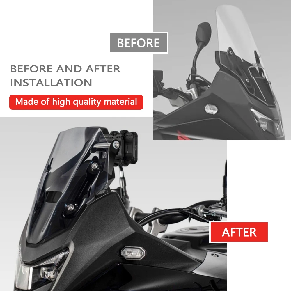 For Honda XL750 TRANSALP XL 750 2025-2026 New Motorcycle Windshield Inside CNC Navigation Bracket GPS Phone Mount Holder Bar