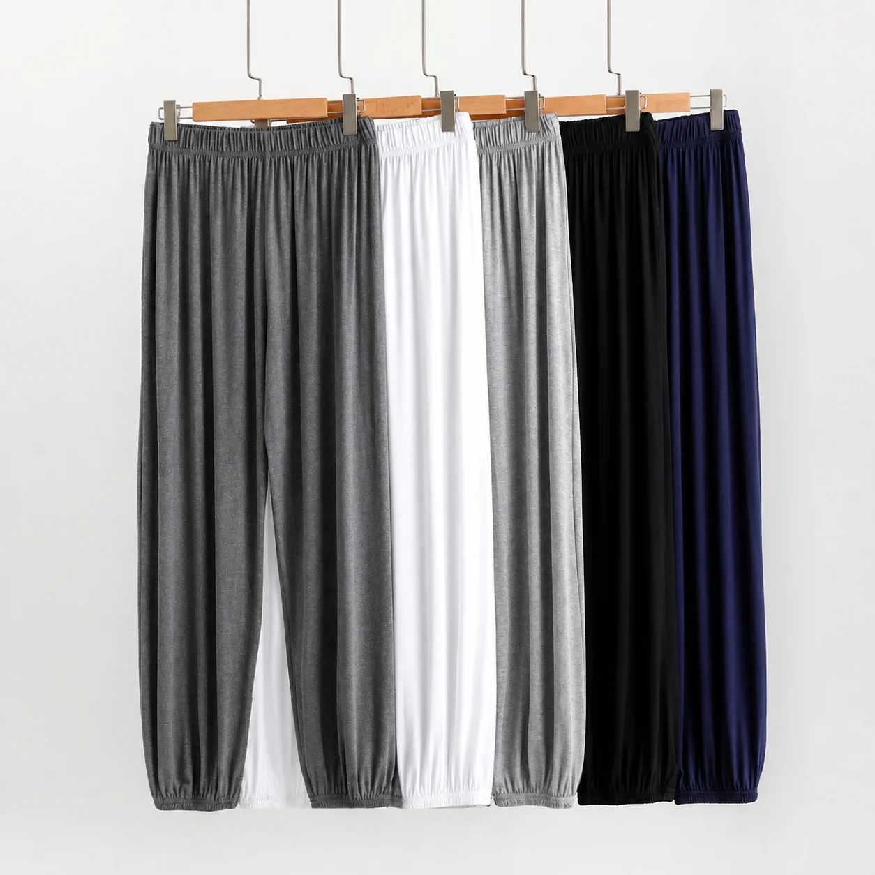 Loose Fit Sleep Pants Casual Men'S Home Pants Men'S Sleep Pants Modal Summer Sleep Trousers For Summer Wear Daily Wear Home
