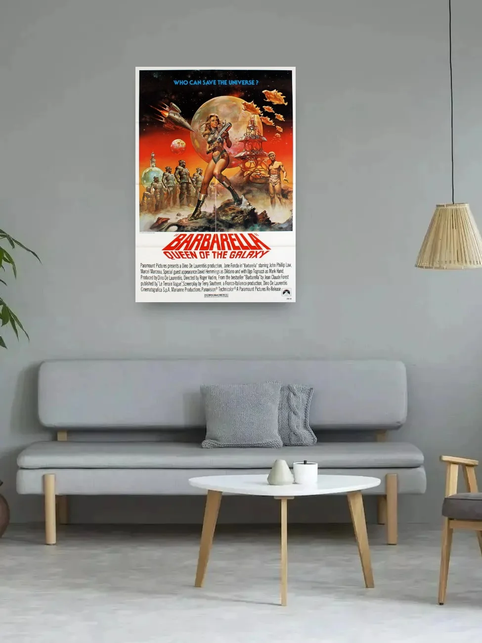 BARBARELLA Movie, Art Picture Print Silk Poster, Home Wall Decor