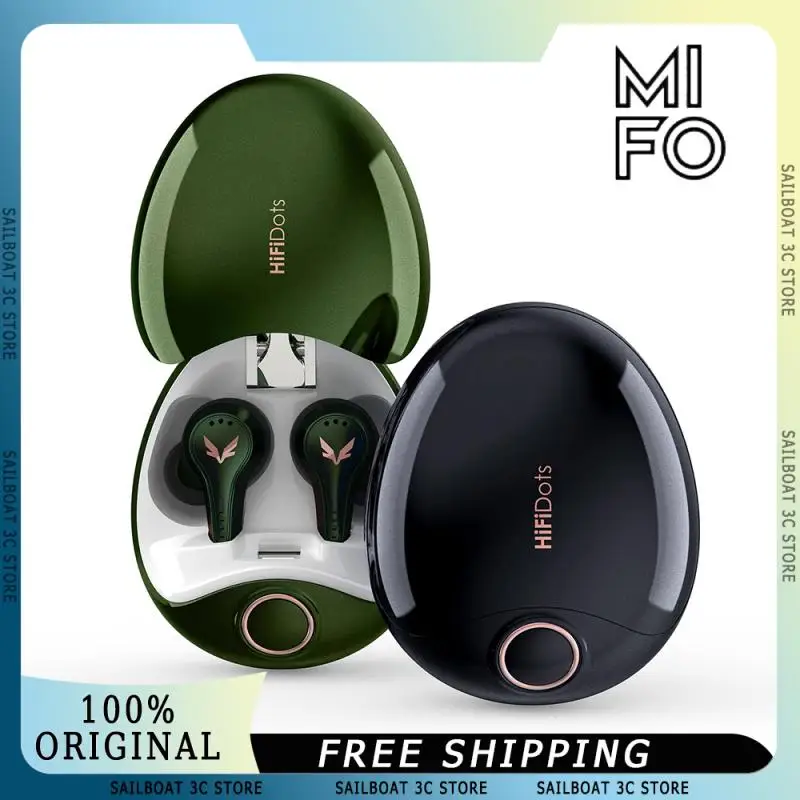 MIFO Hifidots Wireless Bluetooth HIFI Earphones Active Noise Reduction Low Latency IPX7 Waterproof Custom In-Ears Tws Earphones