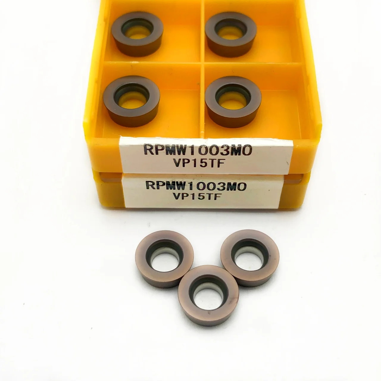 Originale RPMW1003MO RPMT10T3MOE-JS VP15TF CNC di alta qualità RPMT10T3MOE Tornio Utensile Inserto in metallo duro Tornio Parti di utensili da taglio