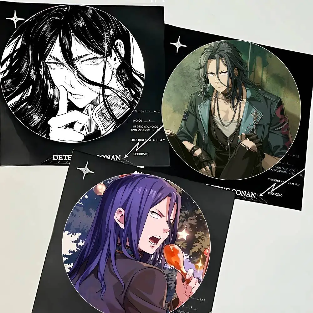 Kyotaro Sugishita Anime Wind Breaker Cartoon Style Badge Brooches On Backpack Decoration Round Enamel Pins For Accessorys