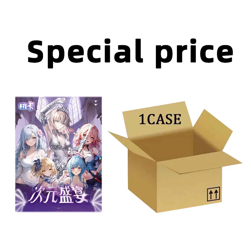 

Wholesales Goddess Story Collection Card Peach Card Dimension Feast Ssr Booster Box Seduction Anime Trading Cards