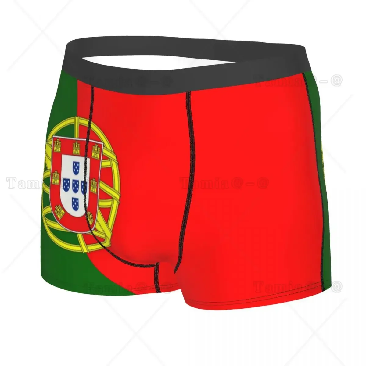 Custom Male Fashion Flag Of Portugal Underwear Portuguesa Patriotic Boxer Briefs Soft Shorts Panties Underpants