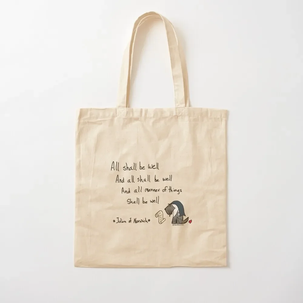 

Jack - Julian of Norwich - All Shall Be Well Tote Bag women bag supermarket folding bag